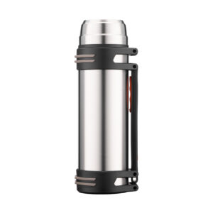 2.0L Vacuum Insulated Bottle with Handle Cup, Stainless Steel Insulated Water Jug with Strap, Coffee Thermos